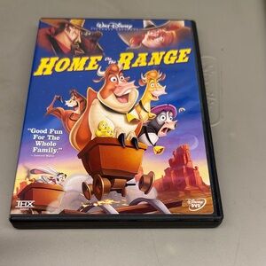 Disney Home on the Range DVD - Vibrant Blue and Yellow Cover